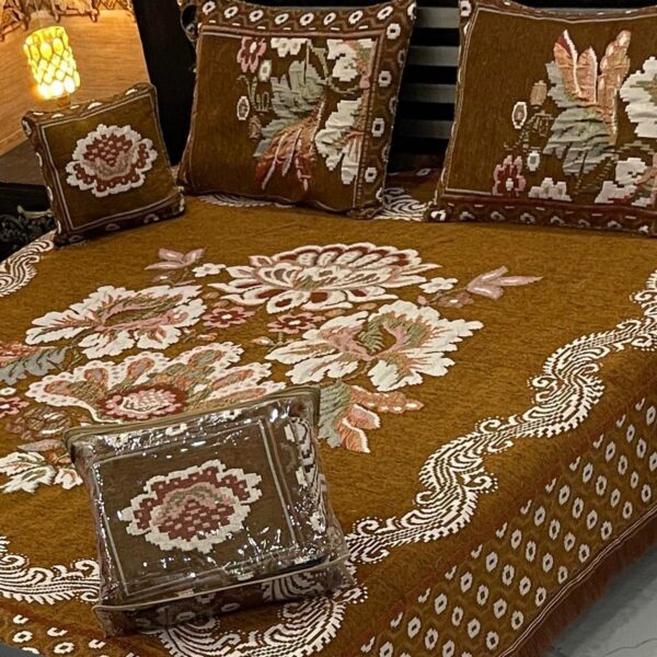 4Pc Velvet Jacquard Bedsheet