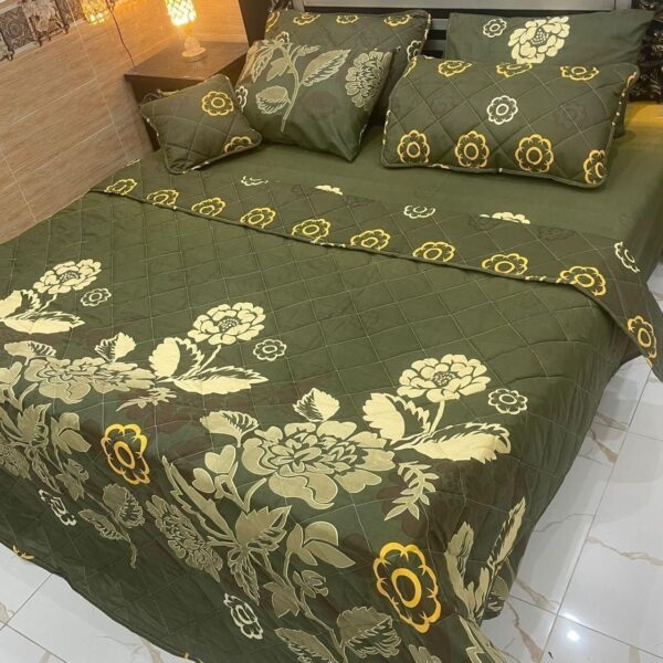  7-Piece Printed Comforter Set – Luxurious & Cozy 