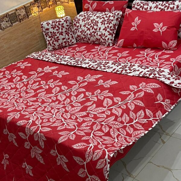  7-Piece Printed Comforter Set – Luxurious & Cozy 