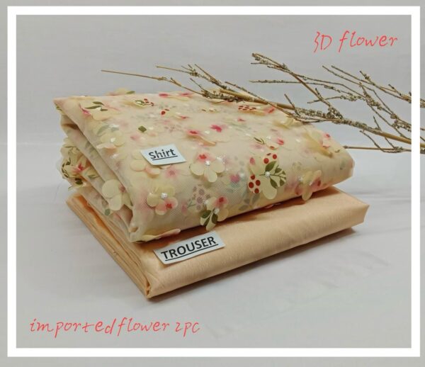 3D Imported Flower 2PC - Image 2